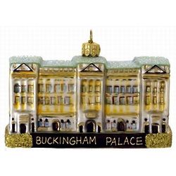 Buckingham Palace Blown Glass Christmas Ornament