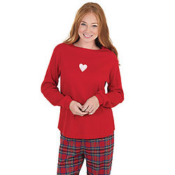 Valentine's Day Plaid Pajamas