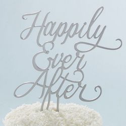 Happily Ever After Cake Topper