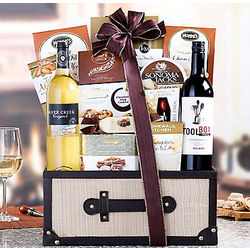 California Red and White Wine Gift Trunk