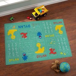 Personalized Sesame Street Learn with Me Playmat