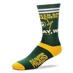 Adult's Green Bay Packers Wisconsin State Outline Socks