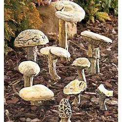 Mushroom Collection Garden Decor