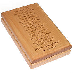 To My Friend Personalized Wooden Keepsake Box