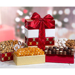 Sweet Holiday Gift Tower