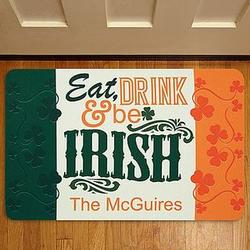 Irish Pride Personalized Doormat