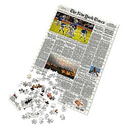 New York Times Custom Front Page 500-Piece Puzzle