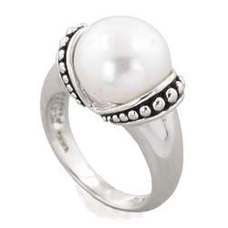 Pearl Ring in Sterling Silver