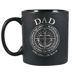 Strong and Courageous Dad Mug