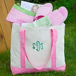 Personalized Bridesmaid Captain Style Tote Bag