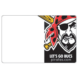 MLB Pittsburgh Pirates Customizable Gift Card