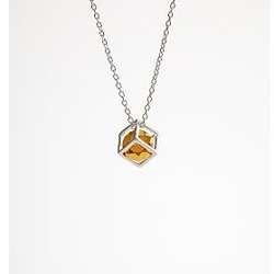 1st Anniversary Gold Nugget Necklace