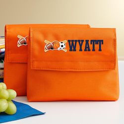 Boy's Personalized Fun Graphic Snack Bags