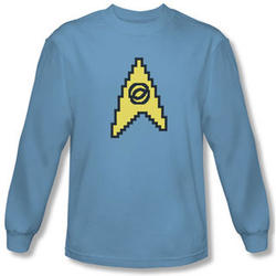 Star Trek 8-Bit Science Division Long Sleeve T-Shirt