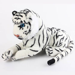 Plush White Tiger Stuffed Animal Toy