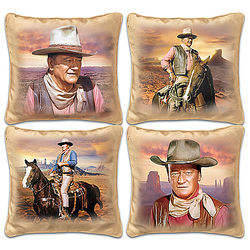 4 John Wayne Decorative Pillows