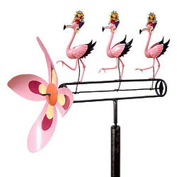 Carmen Miranda Flamingo Whirligig