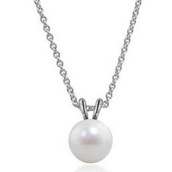 Honora Freshwater Cultured Pearl Pendant in Sterling Silver