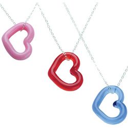 Handcrafted Glass Heart Necklace
