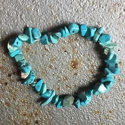 Turquoise Communication Crystal Bracelet
