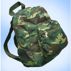 Personalized Kids Camo Backpack