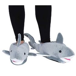Plush Shark Slippers