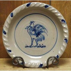 Rooster Pie Plate
