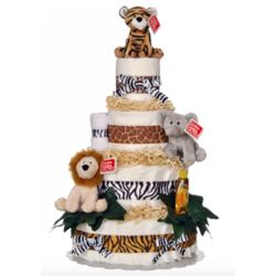 Welcome to the Jungle 4 Tier Diaper Cake