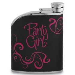 Party Girl Stainless Steel Flask