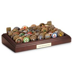 Military Challenge Coin Display