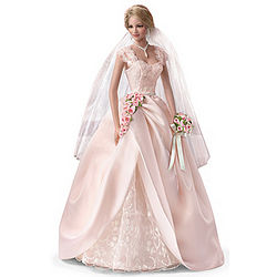The First Blush of Love Bisque Porcelain Bride Doll