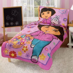 Dora the Explorer Toddler Bedding Set - FindGift.com
