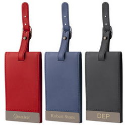 Personalized Luggage Tag with Magnetic Closure