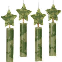 Camouflage Chunky Candles