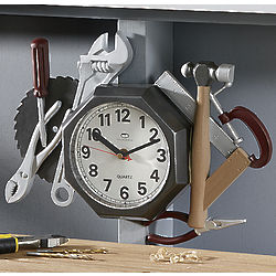 Tool Time Wall Clock