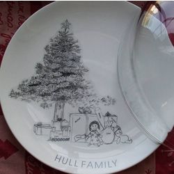 Personalized Christmas Tree Plate