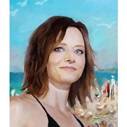 Jodie Foster Oil Painting Print