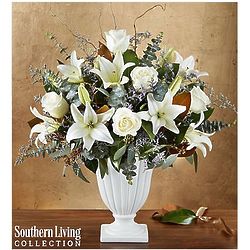 Graceful Style White Blooms Arrangement by Southern Living