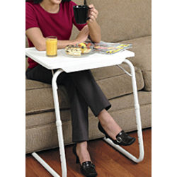 Table Mate II Portable Tray in White