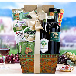 Red and White California Winery Duet Gift Basket