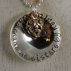 God Made Us Sisters Personalized Necklace