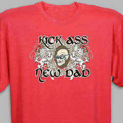 Personalized Kick A** New Parent T-Shirt
