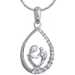 Forever & Always Mother and Child Memorial Necklace