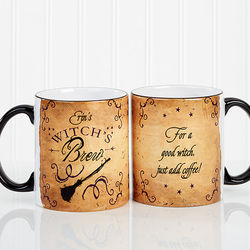Witch's Brew Personalized Coffee Mug