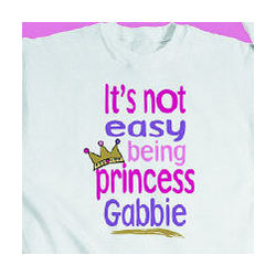 Not Easy Being Princess Youth Sweatshirt