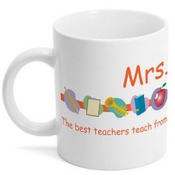 Personalized Teacher Appreciation Coffee Mug