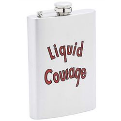 Personalized Liquid Courage Flask