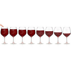 Major Scale Musical Wine Glass Set