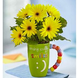 Flowers in All Smiles Mug