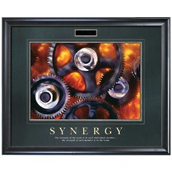 Synergy Motivational Framed Poster